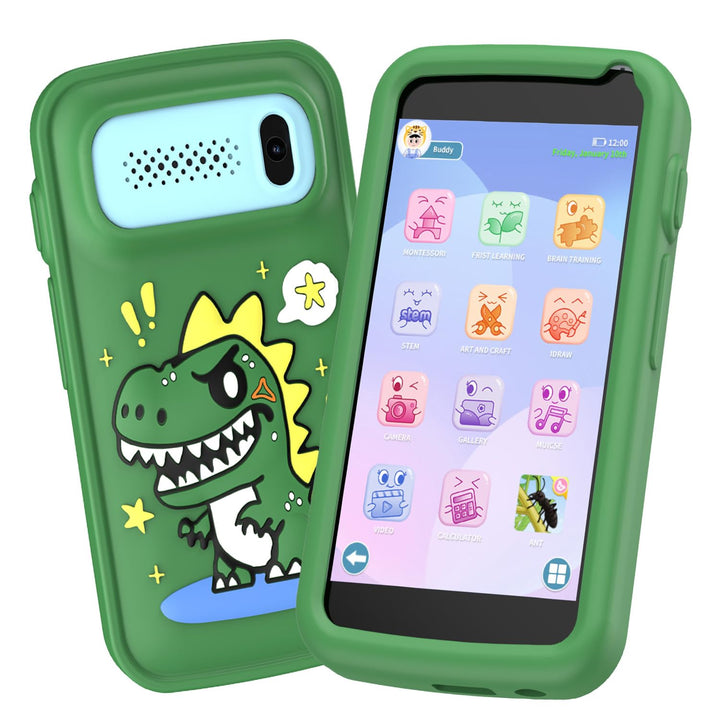 Kinder Handy Smartphone, Dinosaurier Weihnachten Geschenk Pretend Smartphone für Mädchen Jungen Alte