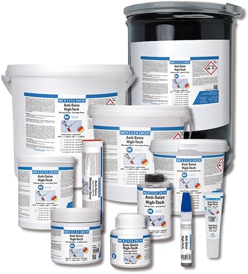 WEICON Anti-Seize High-Tech Montagepaste 500 g Schutz gegen Korrosion, Verschleiss und Festfressen |
