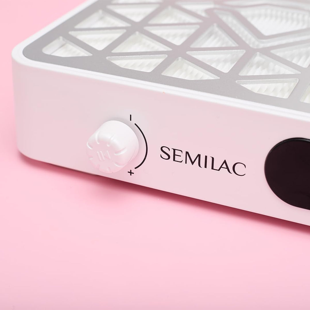 Semilac Dust Collector Diamond Collection 48W – Staubabsaugung für Nägel mit Filter, 10-Stufen Saugk