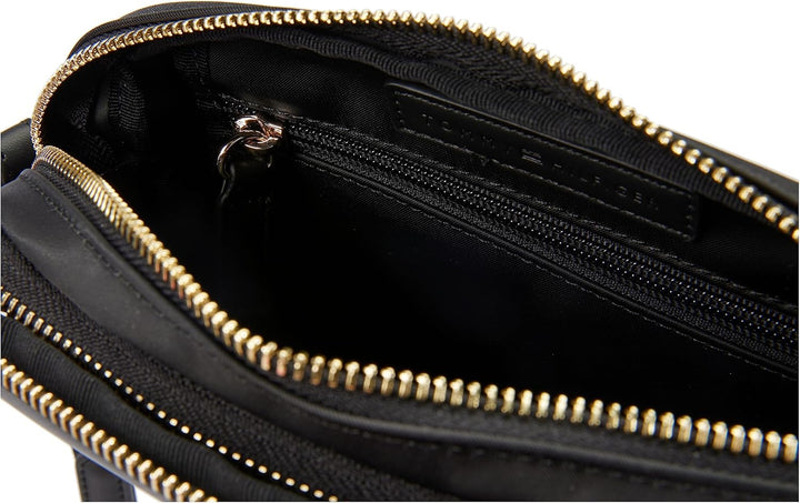 Tommy Hilfiger Damen Poppy Th Crossover Frequenzweichen Schwarz, Schwarz