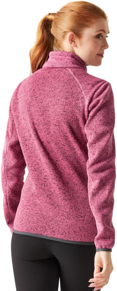 Regatta Damen Women's Newhill Full Zip Fleece Jacket Fleecejacke 38 Flamingo Pink (Seal Grey), 38 Fl