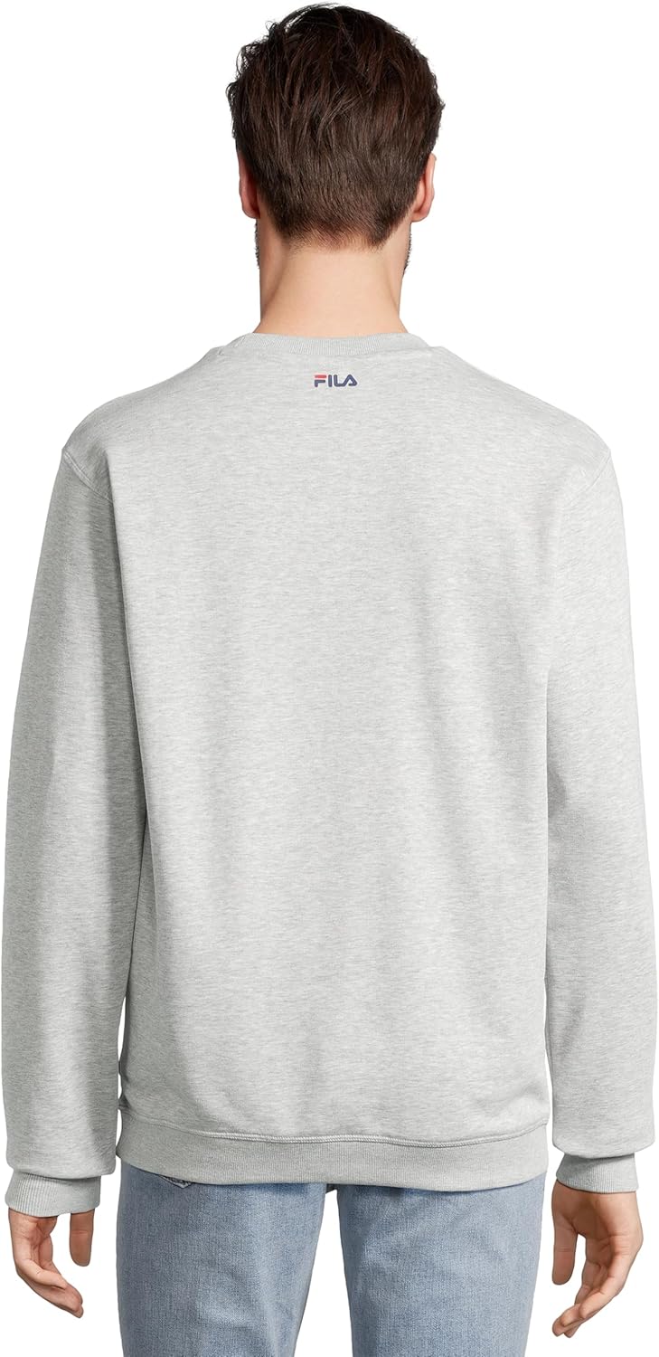 FILA Unisex Barbian Sweatshirt M Light Grey Melange, M Light Grey Melange