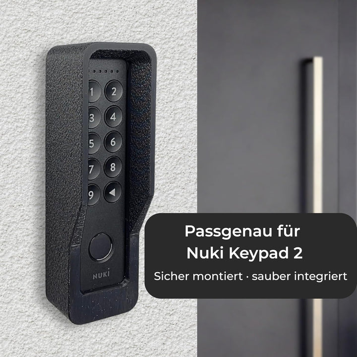 Generisch Wandhalterung kompatibel mit Nuki Keypad 2 – Diebstahlschutz-Abdeckung mit Torx-Sicherheit