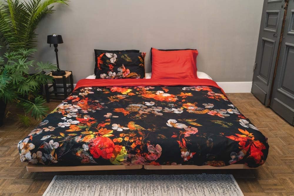 Kayori Senji Bettwäsche Baumwolle Satin 155x220cm 80x80cm Multi 100% Bio Baumwollsatin Weich Geschme