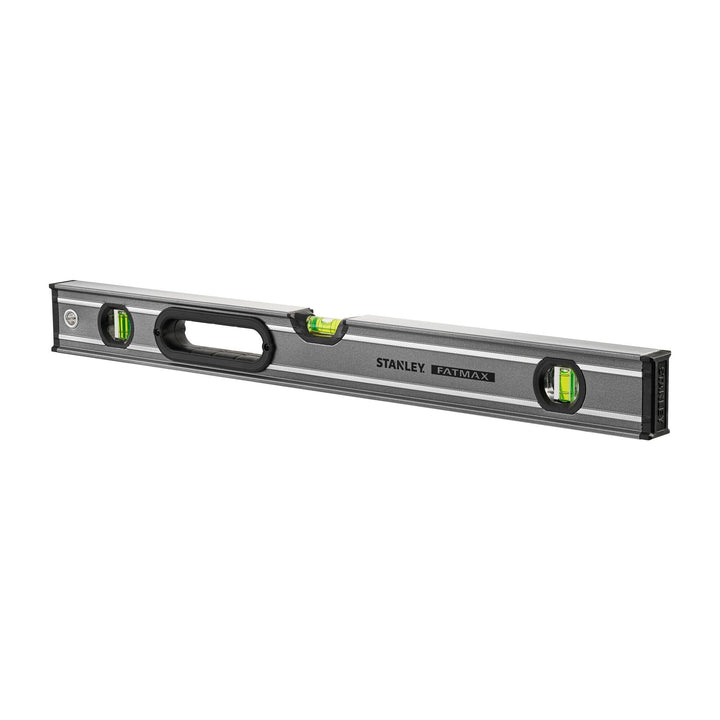 Stanley FatMax Wasserwaage (60 cm, Hohlprofilwasserwaage, vertikale / horizontale Libelle) 0-43-624,