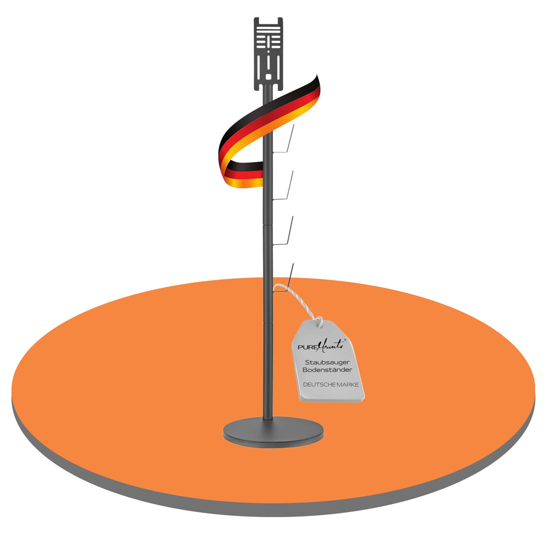 PureMounts Staubsauger Ständer Halterung universal kompatibel mit Dyson, Philips, Samsung, Bosch, Mi