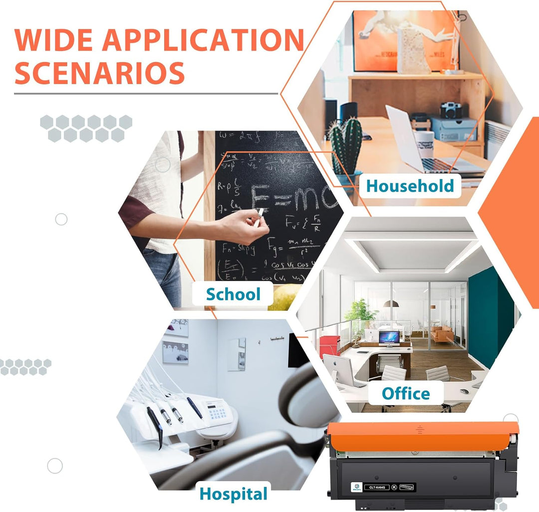 4-Pack CLT-P404C CLT-404S P404C Multipack Kompatibel Toner für Samsung C480W Xpress SL C480FW C48X C