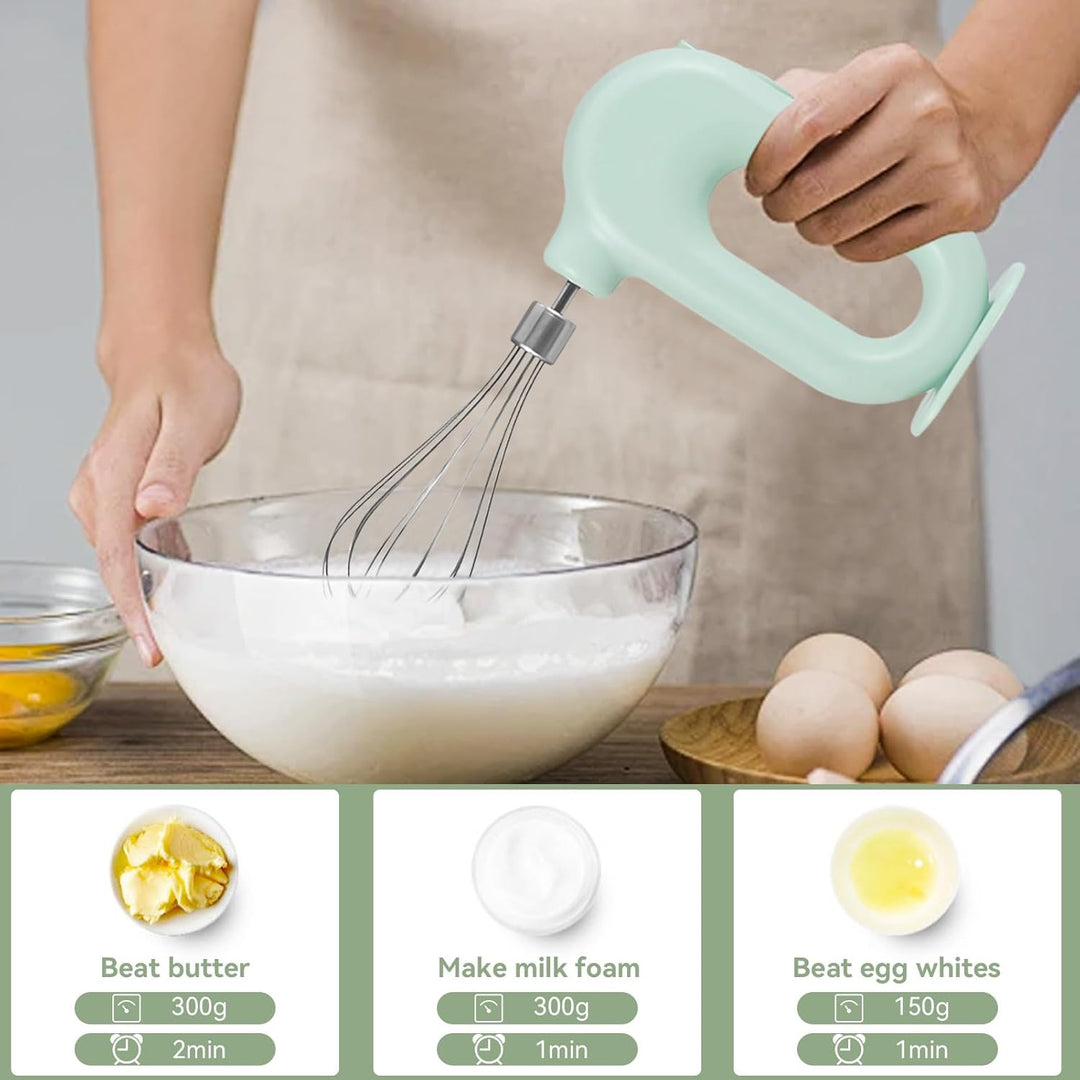 Schnurloser Handmixer, Mini-Elektro-Handmixer, Wiederaufladbarer USB-Mini-Ei-Schläger Für Den Hausha