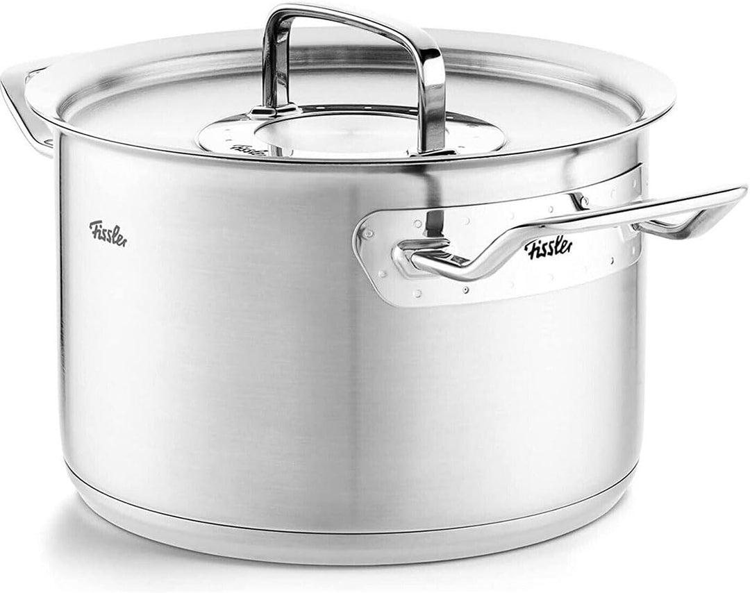 Fissler Original-Profi Collection / Edelstahl-Kochtopf (Ø 28 cm, 10 L) Töpfe inkl. Metall-Deckel, In