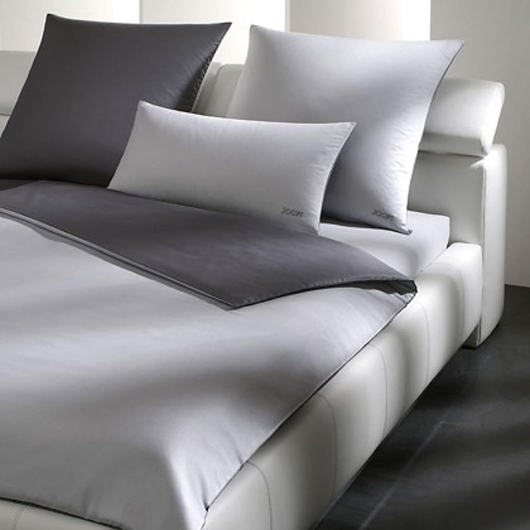 Joop! Bettwäsche Micro Pattern Silber 4040-9 Kissenbezug einzeln 40x40 cm Kissenbezug einzeln 40x40