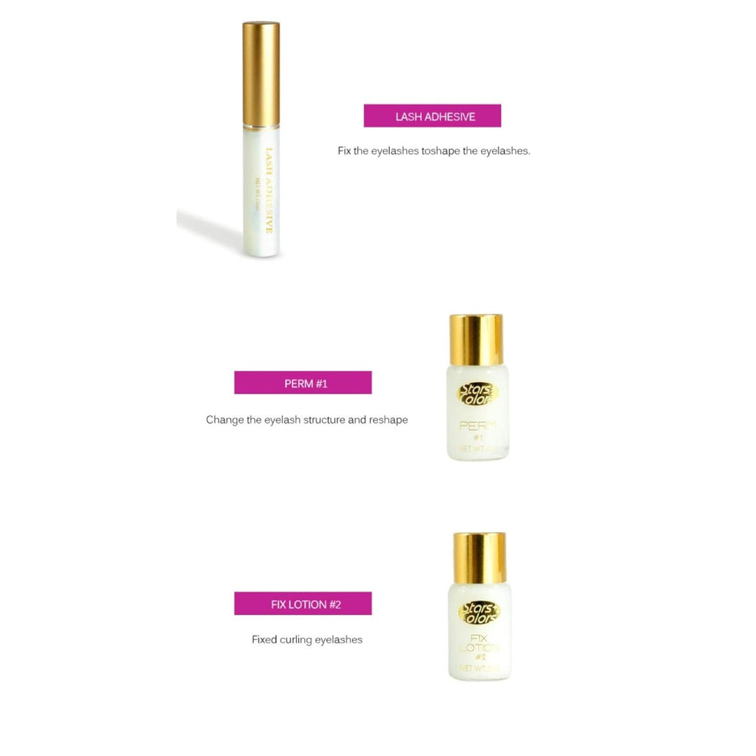 Wimpernlifting Set Starter Kit Wimperndauerwelle - Wimpernlaminierung - Lash Lifting Set Kurz Einwir