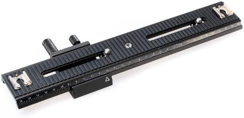 Quenox/Fotomate LP-03 Makro-Einstellschlitten (Makroschlitten, Kameraschlitten, Fotoschlitten, Makro