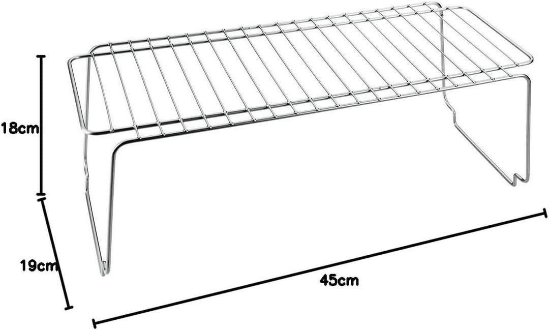 METALTEX Rectangular Shelf 45x19x18 Space Home Furniture and Furnishing