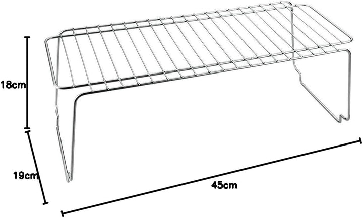 METALTEX Rectangular Shelf 45x19x18 Space Home Furniture and Furnishing