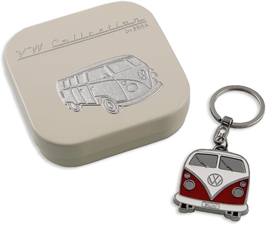 BRISA VW Collection - Volkswagen Emaillierter Metall Schlüssel-Anhänger-Ring Schlüsselbund-Accessoir