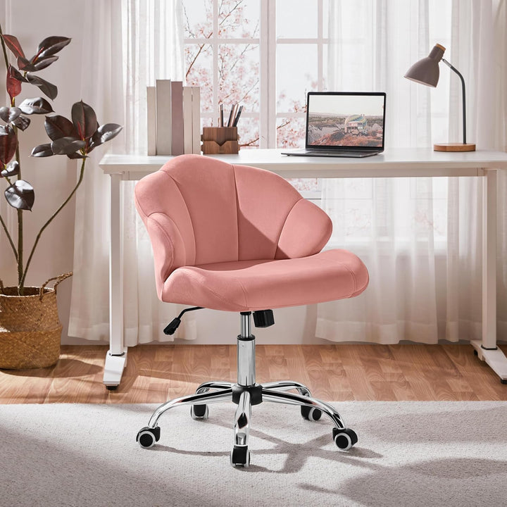 Yaheetech Bürostuhl Ergonomisch Schreibtischstuhl höhenverstellbar Drehstuhl, Bürosessel in Muschelf