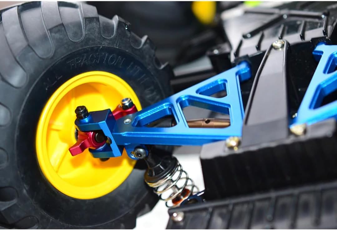 GPM for Tamiya Lunch Box Tuning Teile Aluminium Front Knuckle Arm - 1Pr Set Black