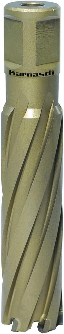 Karnasch 201650024 Hard-Line80 Kernbohrer mit Hartmetall, 24mm Diámetro de Corte, 80mm Longitud de C
