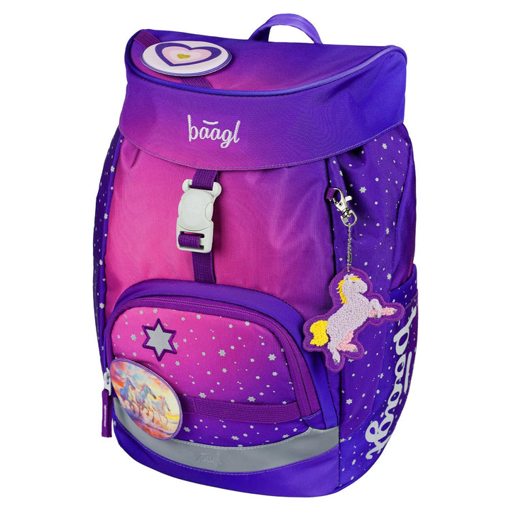 Baagl Schulranzen für 1. Klasse Jungen, Airy Schulrucksack, Ultraleicht Schule Tasche Kinder, Schult