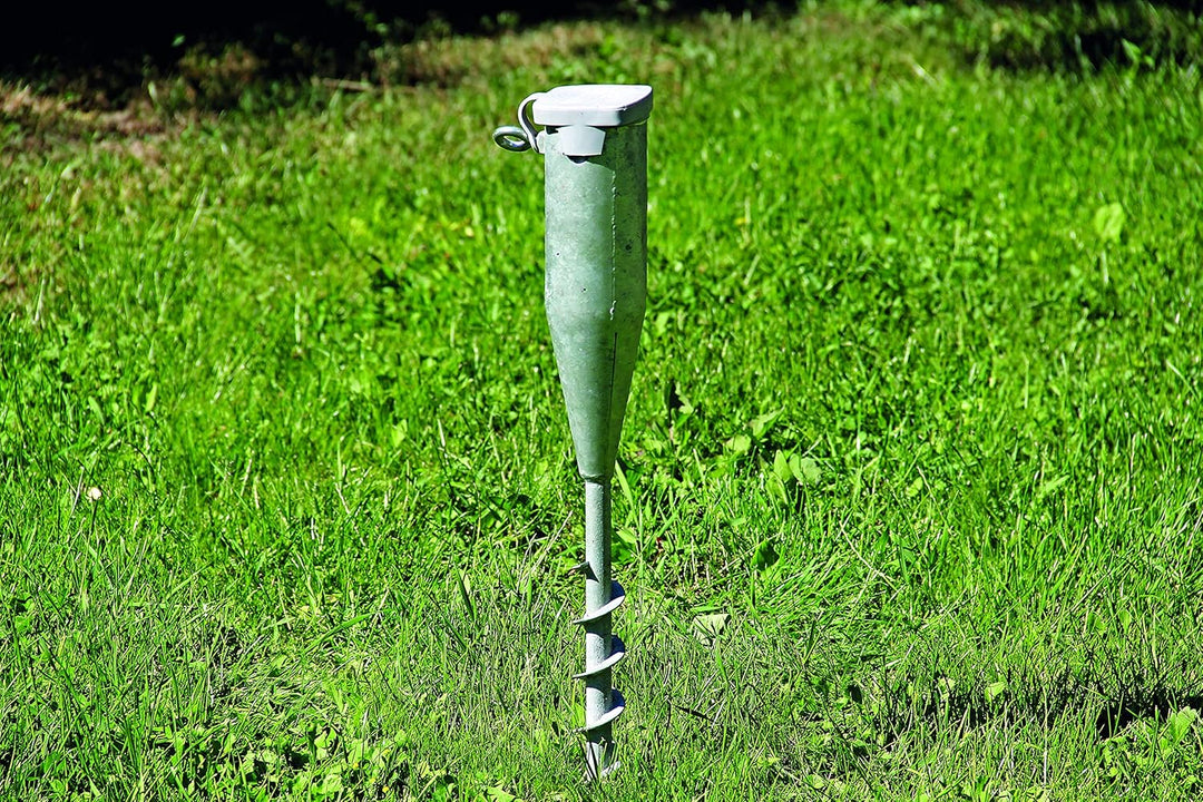 Einschraub-Bodenhülse f. Pfosten 25-65mm