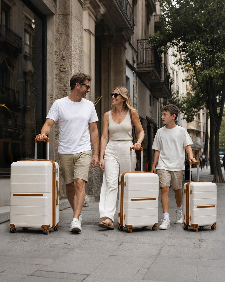 British Traveller Reisekoffer Handgepäck Koffer Trolleys Handgepäck Hartschalenkoffer 100% PP Handge