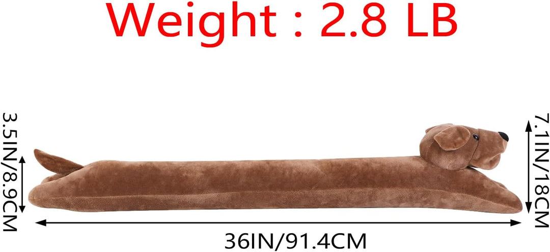 Zugluftstopper für Hunde unter der Tür, strapazierfähig, 1.4 kg, 86.4 cm, dekorativer Stoff, Tür-Zug