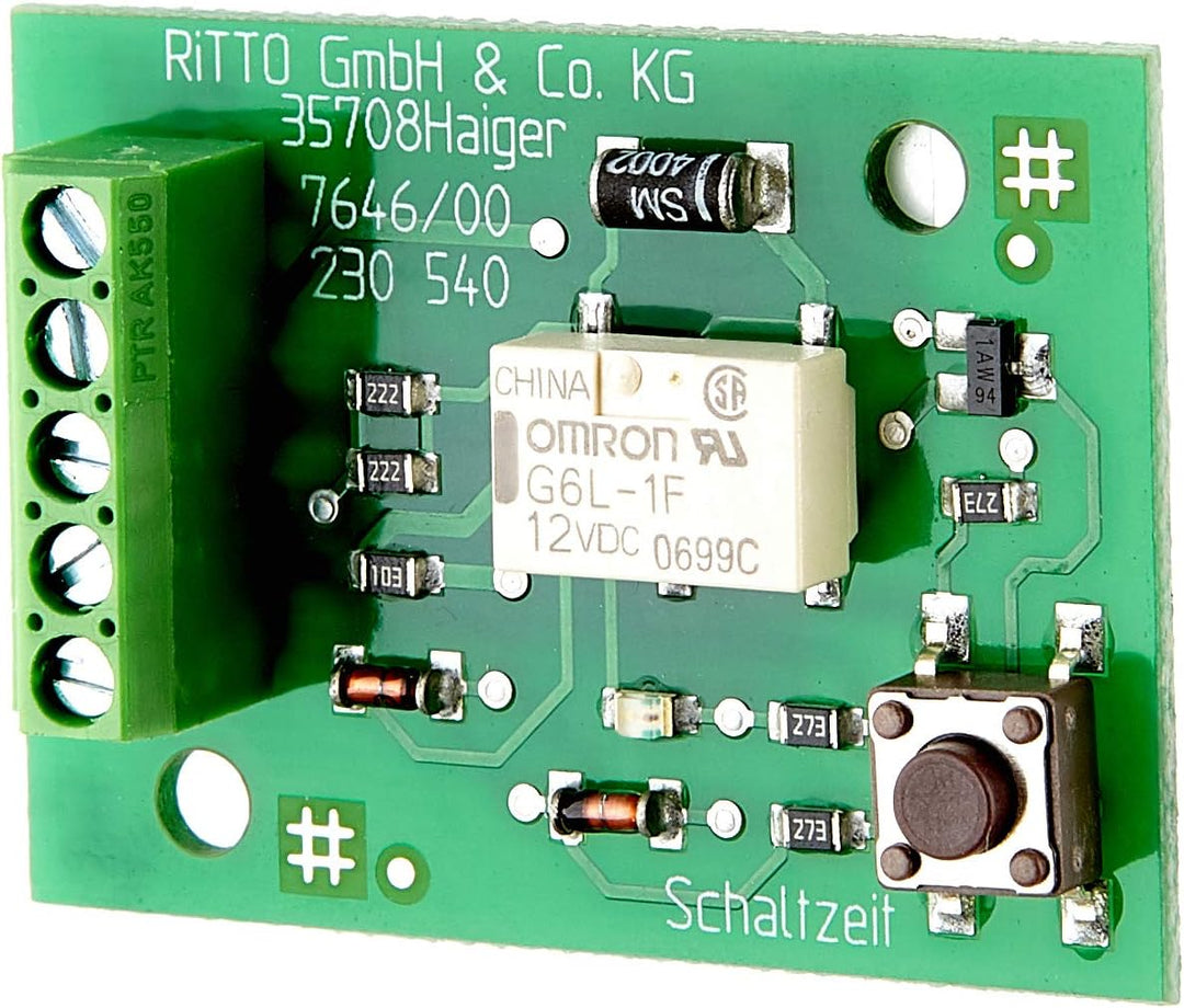 Ritto 1764600, Rufanschaltrelais mit Einstellbarer Schaltzeit, Steuerung für Externe Signalgeber, fü