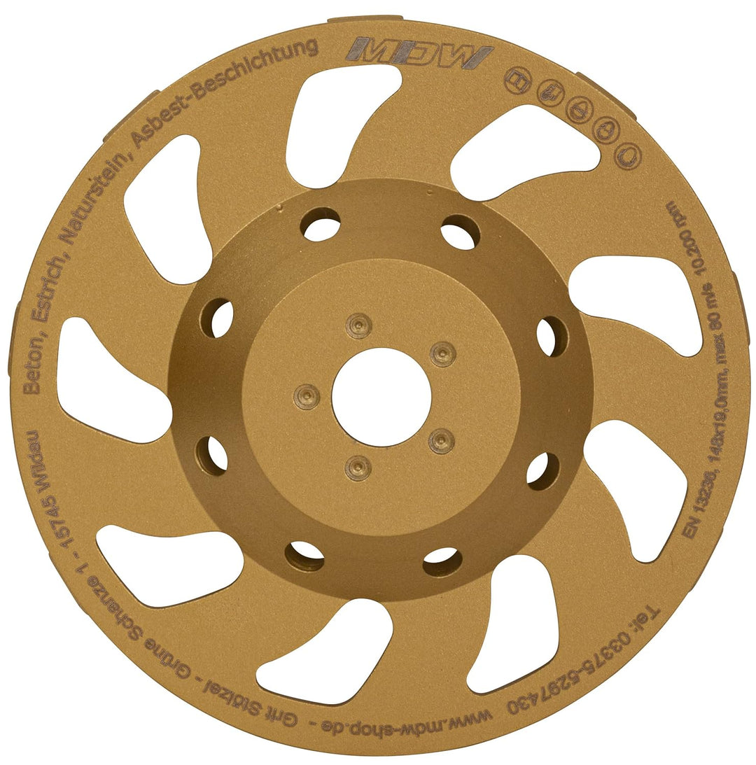 MDW Diamant Schleifteller Premium Ø 150mm passend für Diamantschleifgerät DG150