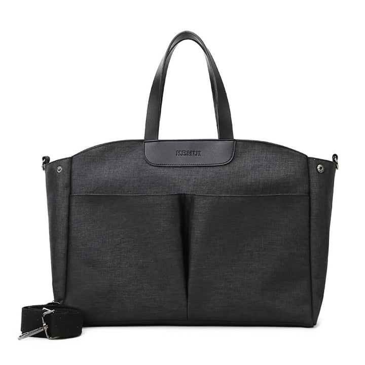 Wickeltasche Kinderwagen Damen Wasserdicht, mit 2 Kinderwagen Haken & Isoliertasche, Elegante Wickel