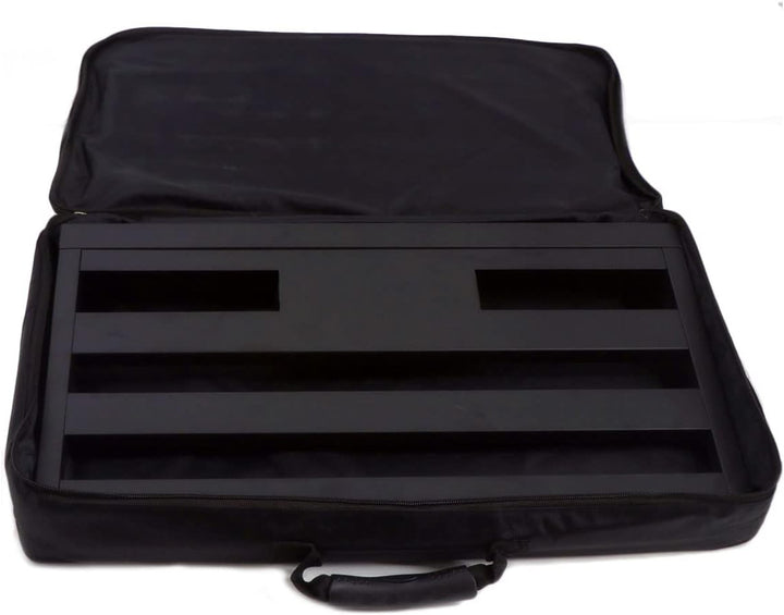 TUOREN Tragbare Gigbag Gitarre Effektpedal Board Tragetasche Schwarz 59,9 x 33 x 10,2 cm