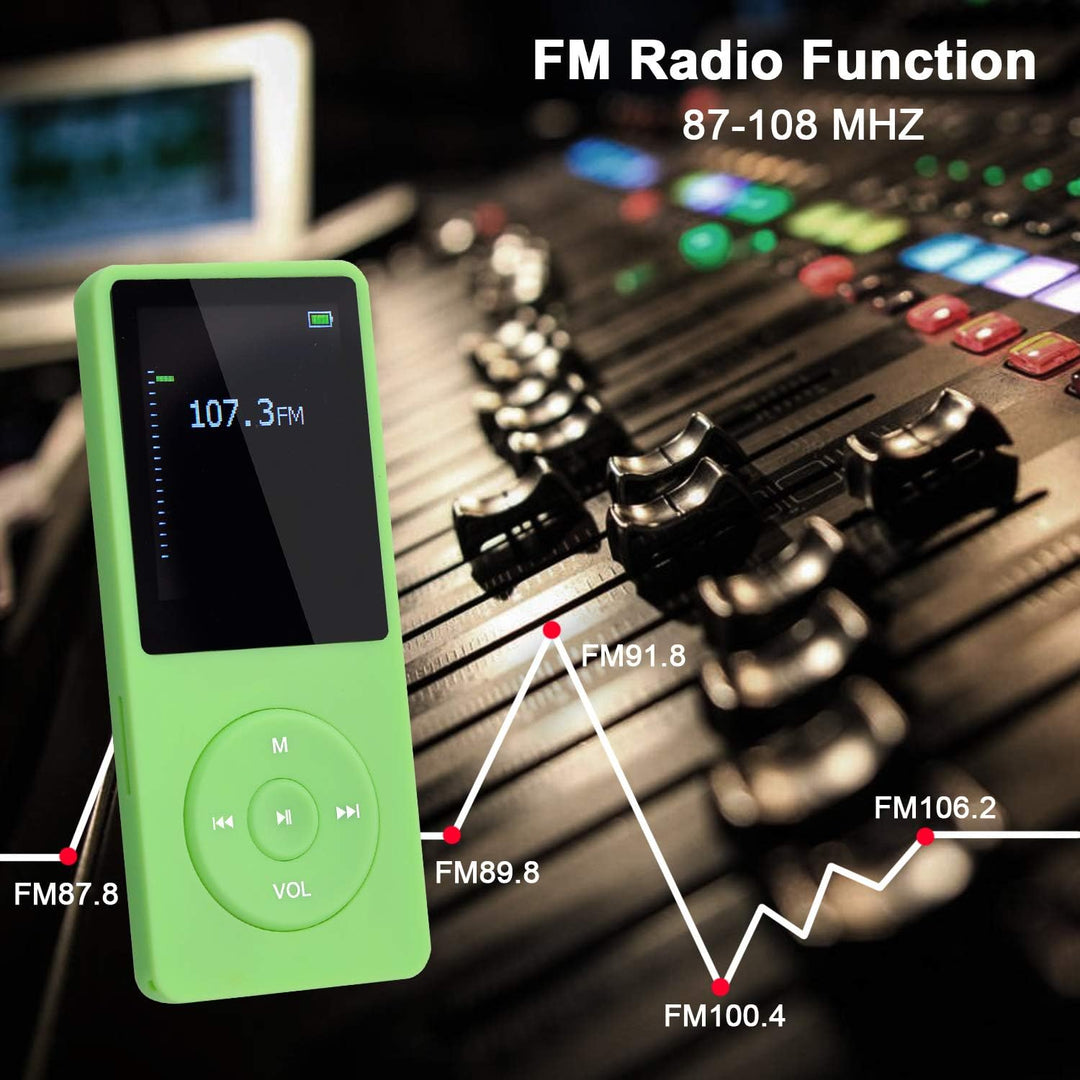 COVVY 8GB Tragbare MP3 Musik Player, Support bis zu 64GB SD Speicherkarte, Lossless Sound HiFi MP3 P