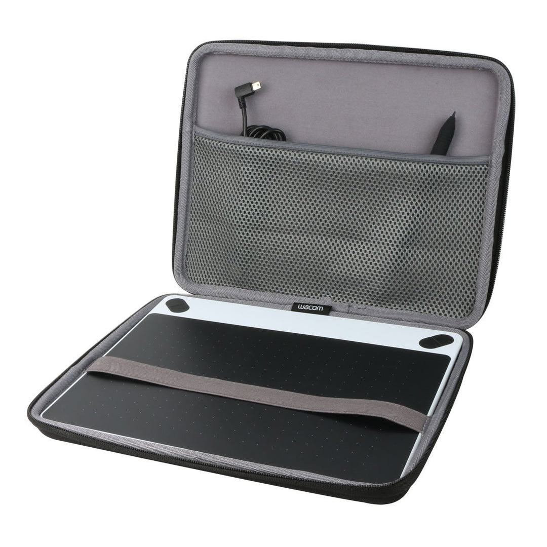co2CREA Harte reiseschutzhülle Etui Tasche für Wacom Intuos M Mobiles Zeichentablett (Tasche für Wac