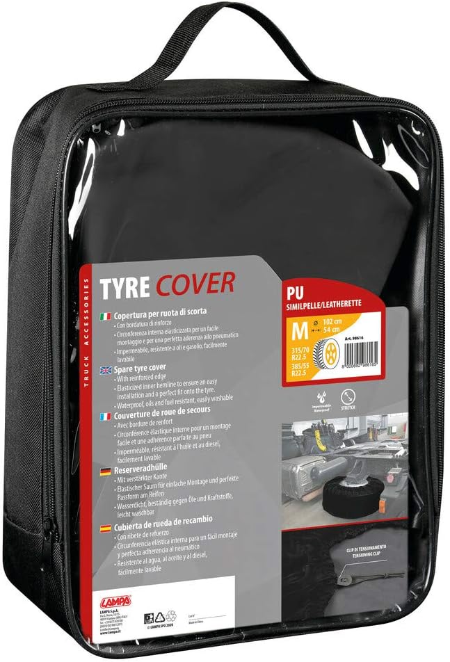 Lampa 98616 Abdeckung für Ersatzrad LKW - M - Ø 102 x 54 cm, M