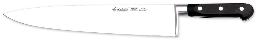 Arcos Chefmesser Professionell - Geschmiedete Klinge NITRUM 300 mm - Robuster POM-Griff - Präziser,