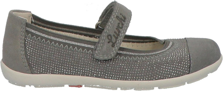 Lurchi Mädchen 74l1253001 Flat Sandal, Grau