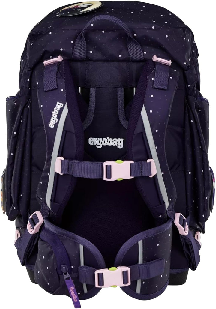ergobag Schulranzen-Set Pack Set Einheitsgrösse Sternguckbär - Lila, Einheitsgrösse Sternguckbär - L