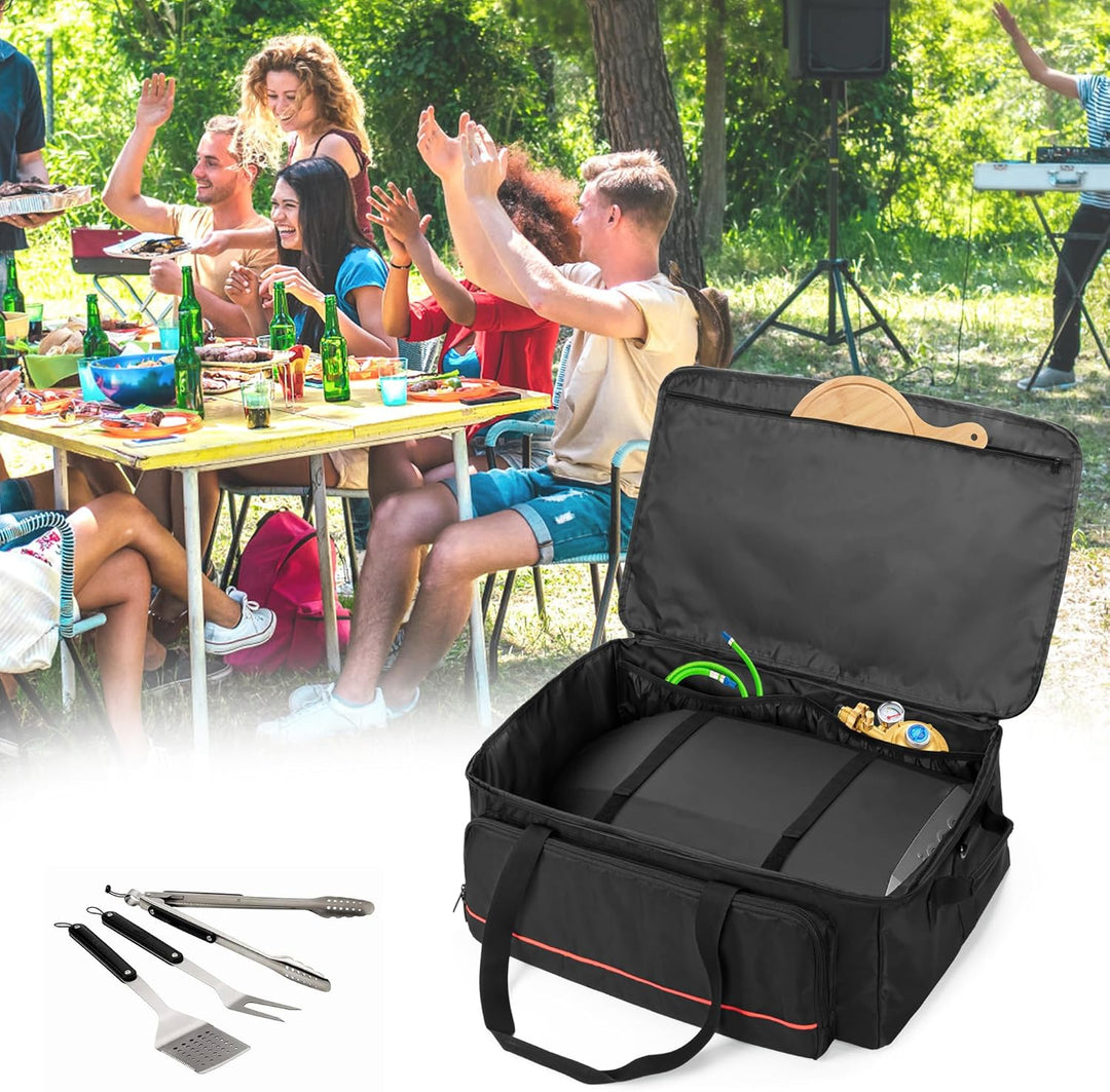 HODRANT Pizzaofen Tragetasche, Kompatibel Mit Ooni Koda 12 Gas Pizzaofen, Outdoor Abdeckung Mit Schu
