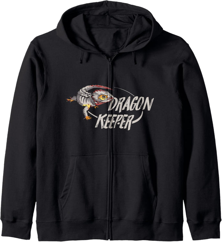 Red Eyed Crocodile Skink Dragon Keeper Kapuzenjacke