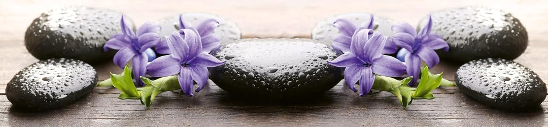 DIMEX Küchenrückwand Folie selbstklebend Spa Hot Stones | Klebefolie - Dekofolie - Spritzschutz für