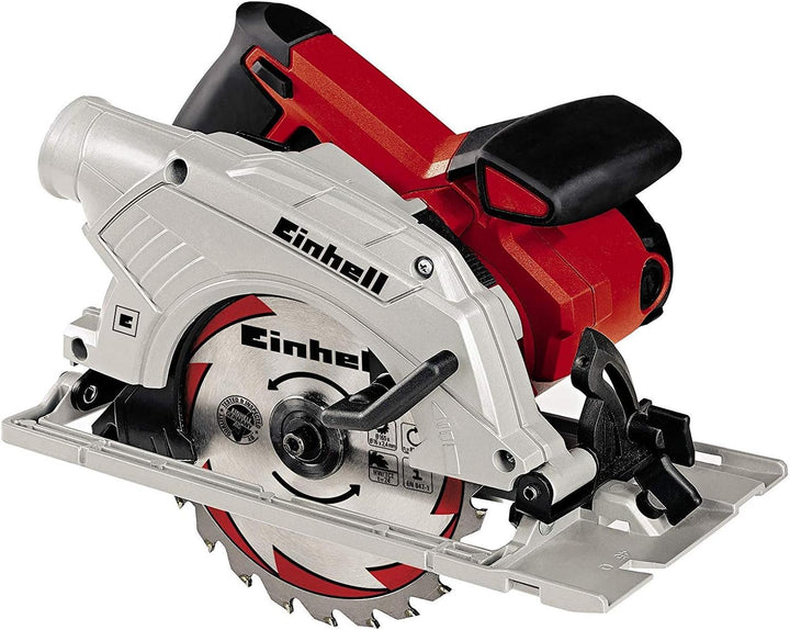 Einhell Handkreissäge TE-CS 165 (1200 W, max. 55 mm, Sägeblatt Ø 165 mm, 24 Zähne, Absaugadapter, Pa