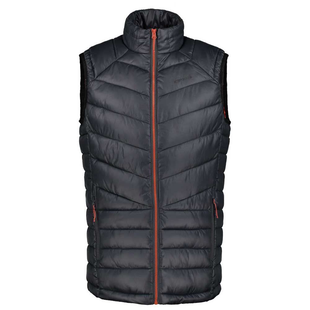 Icepeak Weste für Herren Balfour Steppweste 48 Anthrazit, 48 Anthrazit