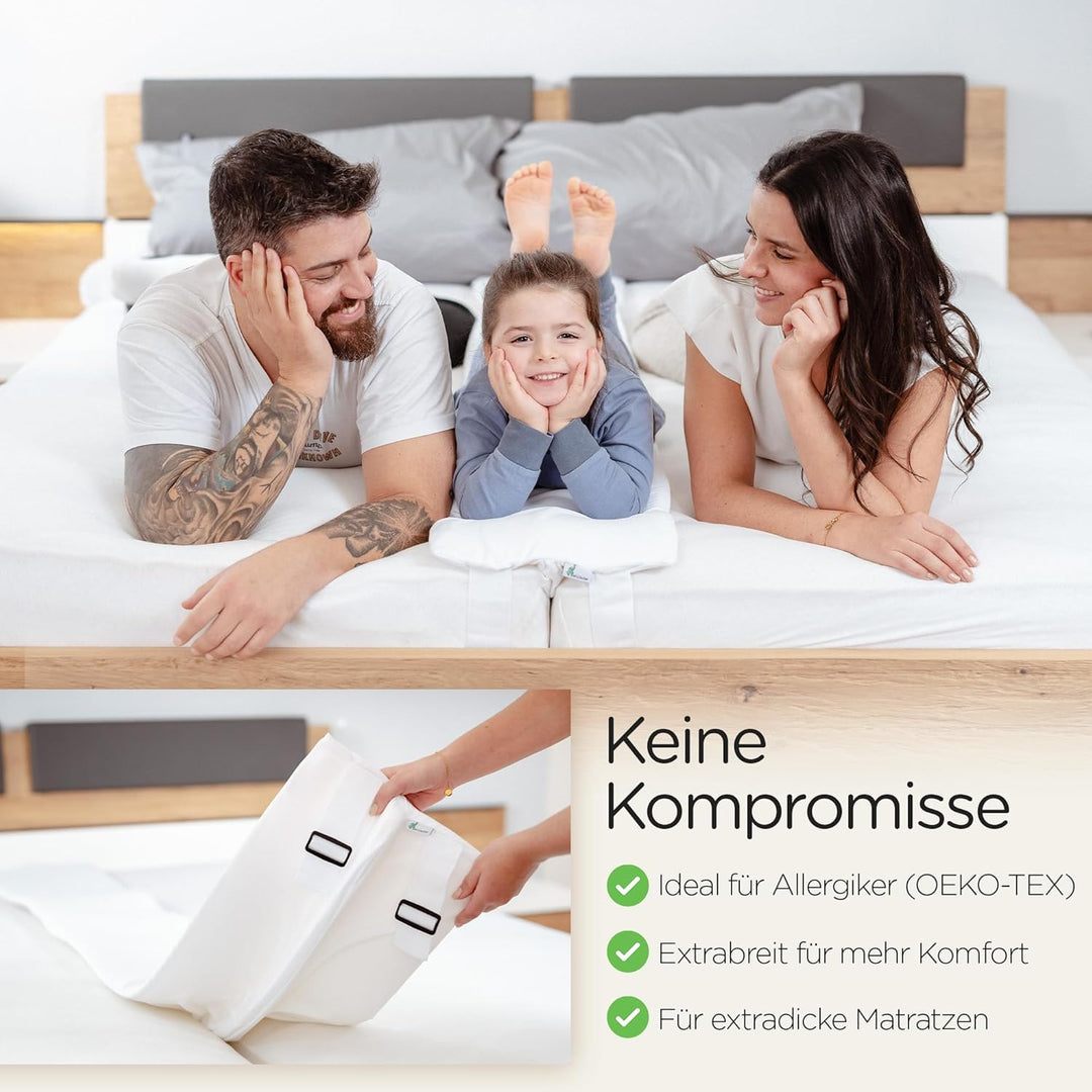 Liebesbrücke XXL [200x30cm] für Matratzen - Matratzenverbinder für Boxspringbett Ritzenfüller für Be