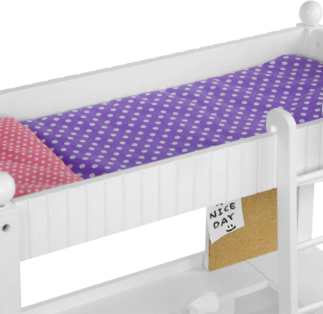 Puppen-Etagenbett Schreibtisch Puppenzubehör Spielzeug Olivias World TD-0204A