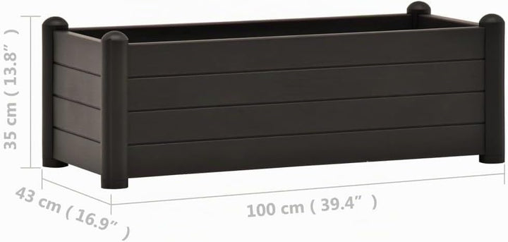 vidaXL Garten Hochbeet Blumenkasten Pflanzkasten Gemüsebeet Kräuterbeet Frühbeet Pflanzbeet Blumenkü