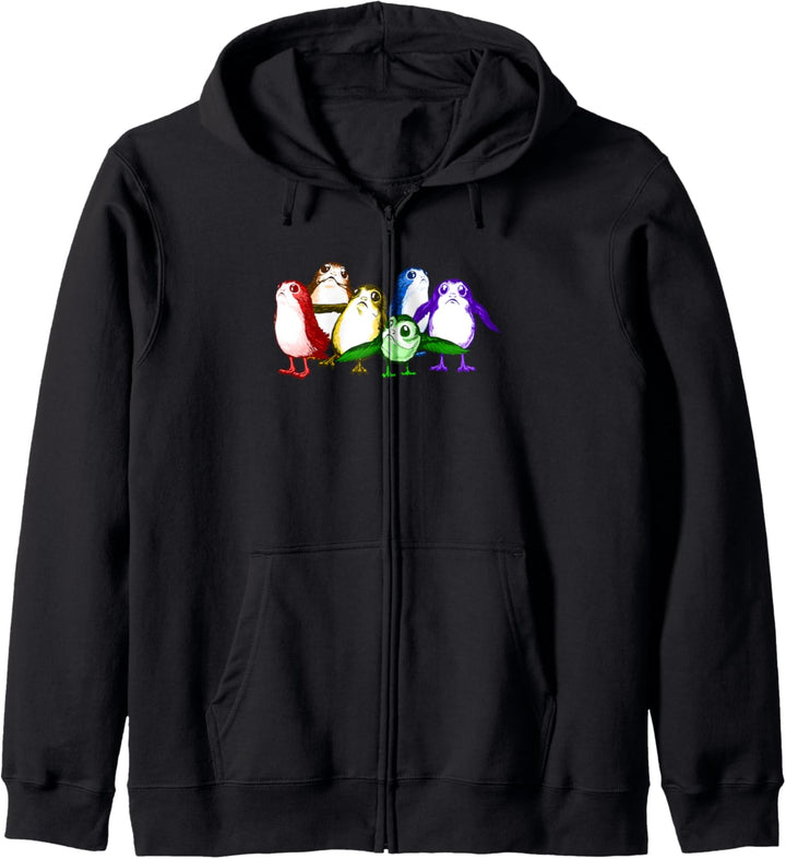 Star Wars Rainbow Pride Porg Parade Kapuzenjacke