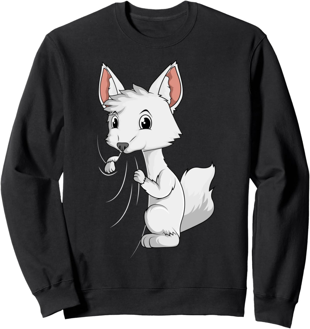 Polarfuchs Schneefuchs Eisfuchs Sweatshirt