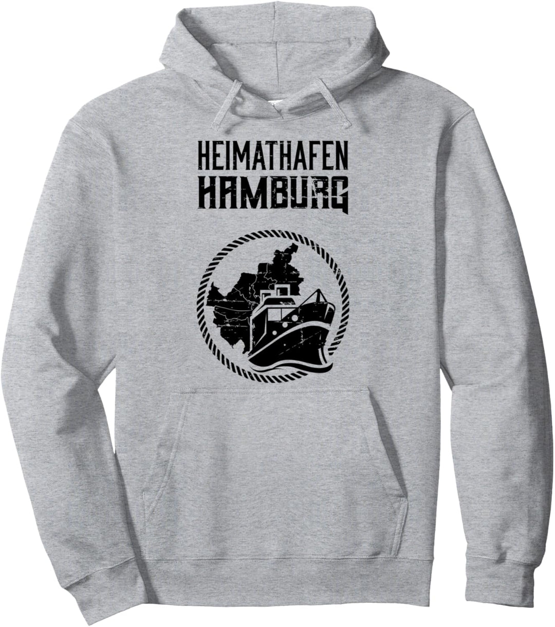 Heimathafen Hamburg Moin Hamburger Küste Nordsee Geschenk Pullover Hoodie