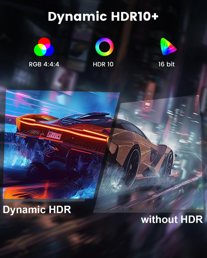 16K Glasfaser DisplayPort 2.1 Kabel 5M, DP 2.1 Kabel [16K@30Hz, 8K@60Hz, 4K@240Hz] 40Gbps Display Po