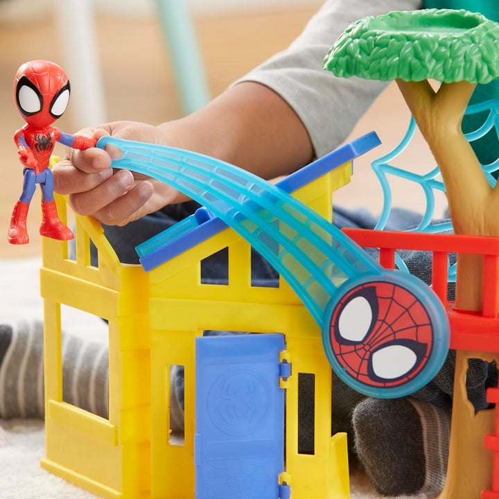 HASBRO Marvel Spidey und Seine Super-Freunde Spideys Spielplatz Spielset mit Spidey Action-Figur, Sp