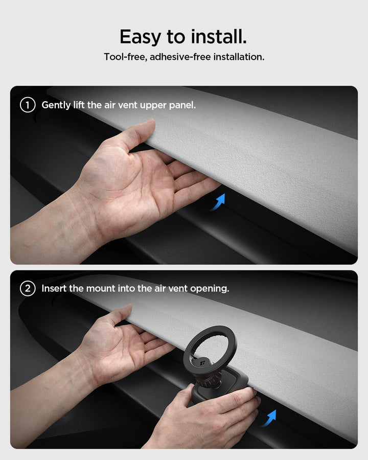 Spigen Tesla Model Y Juniper 2025~ & Model 3 Highland 2024~ (Nur Standard & Premium) Handyhalterung